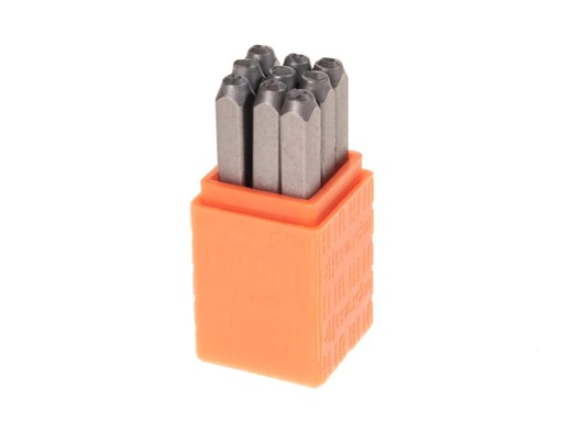 [90015899 712454] ImpressArt Prägestempel Set 3 mm Zahlen 1-9, 9 Stück