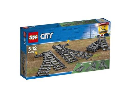 [90159249 768432] LEGO® City Weichen 60238
