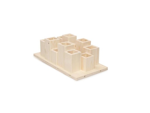 [90159310 929804] Hundespiele.ch Katzen-Strategiespiel Bleistifthalter aus Holz