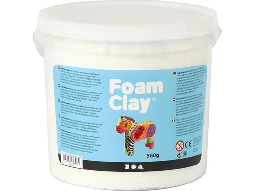 [90159522 1043712] Creativ Company Modelliermasse Foam Clay Weiss 560 g
