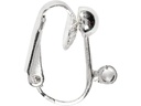 Creativ Company Ohrring Clip Versilbert, 16.5 cm, 6 Stk.