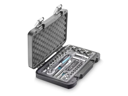 [90160021 733176] Technocraft Steckschlüssel-Set 1/4 + 3/8 48-teilig