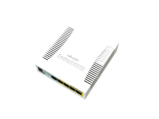 [90160136 336524] MikroTik PoE Switch RB260GSP, CSS106-1G-4P-1S 6 Port