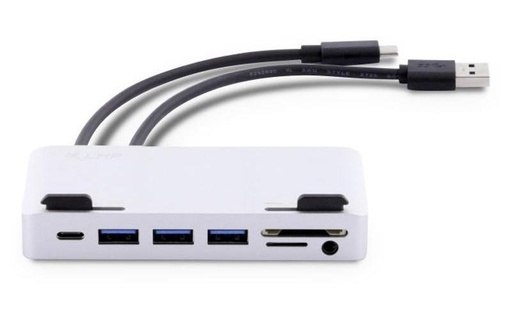 [90160191 904737] LMP Dockingstation USB-C Attach 7 Port iMac Silber