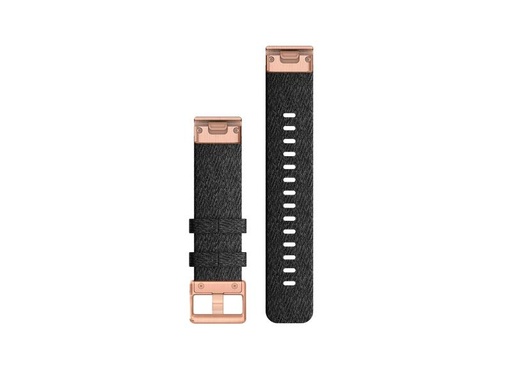 [90160271 968469] GARMIN Armband QuickFit, 20 mm Nylon/Schwarz/Coral