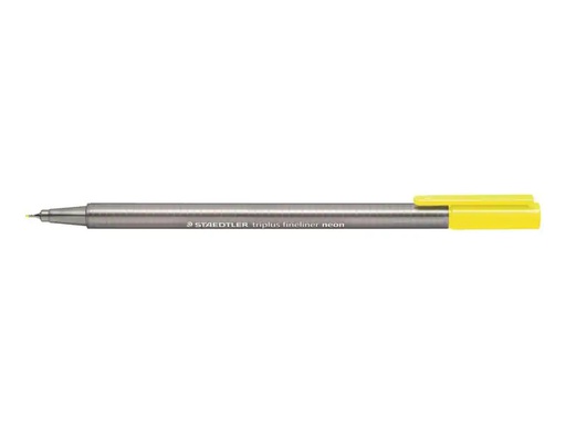 [90160340 914669] Staedtler Fineliner Triplus 334 0.3 mm, Neongelb