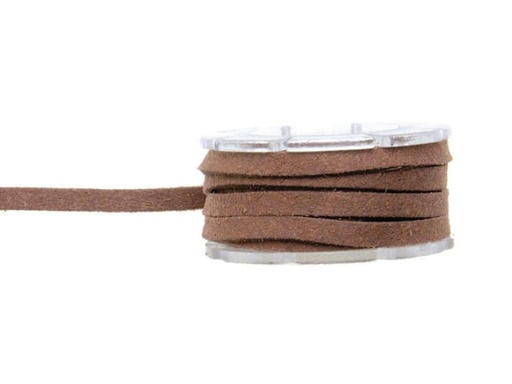 [90160376 922787] Glorex Lederband Velour 3 mm x 2 m, Braun