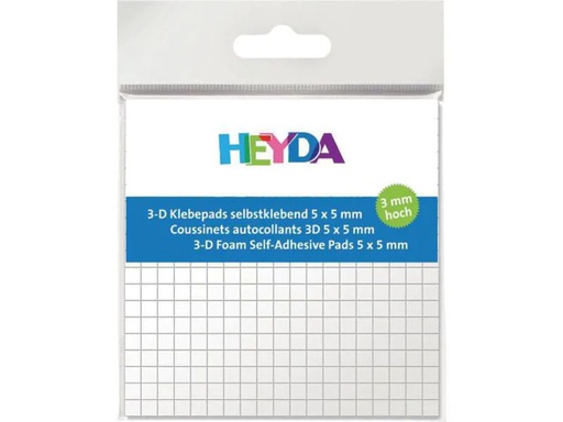 [90016017 665442] Heyda Klebepad 961 Stück, Weiss