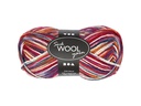 Creativ Company Wolle 50 g für Socken, Blau/Rot