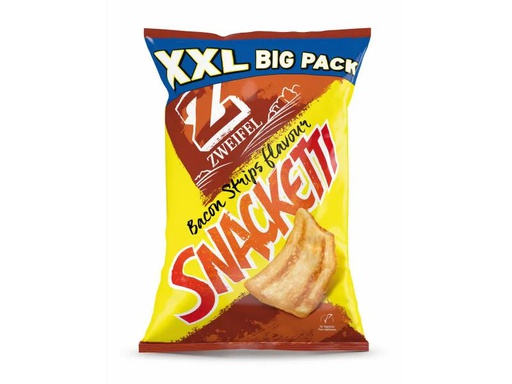 [90016027 1044042] Zweifel Chips Snacketti Bacon Strips XXL 255 g
