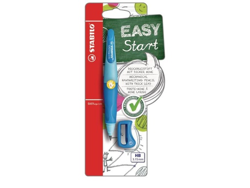 [90160494 350631] STABILO Minenbleistift EASYergo 3.15 Links, Blau