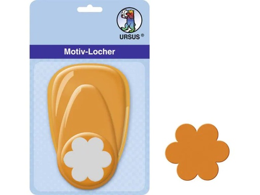 [90160550 809226] URSUS Motivstanzer Blume mittel, 2.54 cm