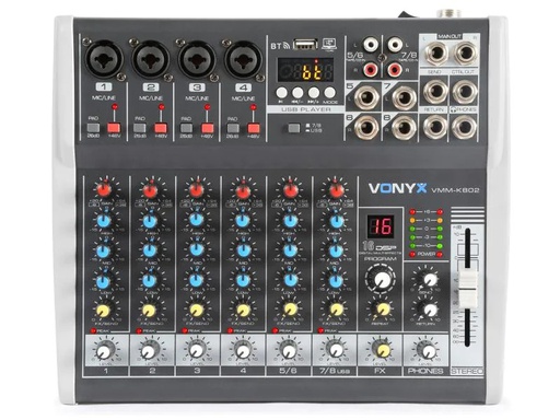 [90160567 1058550] Vonyx Mischpult VMM-K802