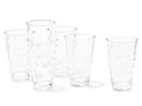 Leonardo Trinkglas Optic 300 ml, 6 Stück, Transparent