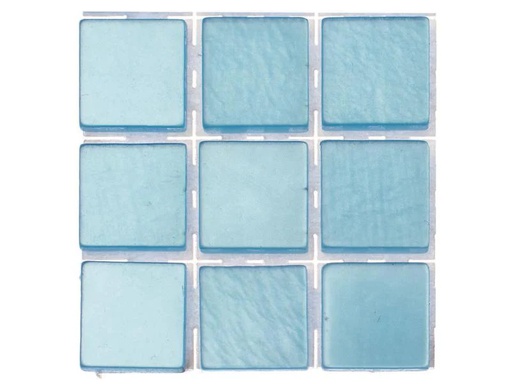 [90160589 631677] Glorex Selbstklebendes Mosaik Poly-Mosaic 10 mm Hellblau
