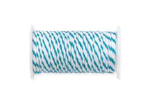[90160619 886219] We R Memory Keepers Garndraht Baker's Twine Wire Garndraht, Blau – Weiss