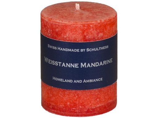 [90160636 1115789] Schulthess Kerzen Duftkerze Weisstanne Mandarine 8 cm