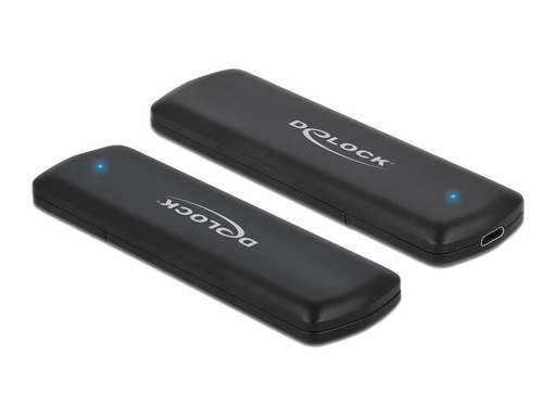 [90160839 1108570] Delock Externes Gehäuse USB 3.1 Gen2 für M.2 NVME&amp;SATA SSD