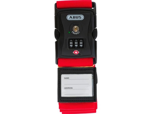 [90160858 1169331] Abus Reiseschloss Kofferband 620TSA/192 Rot