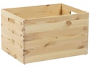 Holz Zollhaus Aufbewahrungskiste Kiefer 30 x 23 x 40 cm, Braun