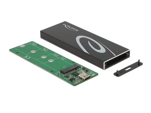 [90161003 1180587] Delock Externes Gehäuse für M.2 SATA SSD mit USB Type-C M.2