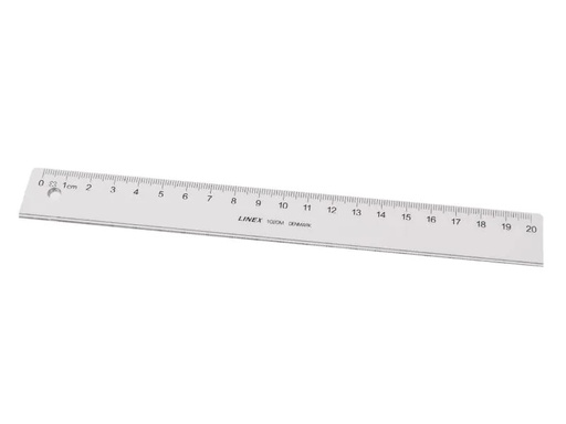 [90016098 514794] Linex Lineal mit Tuschekante, 20 cm