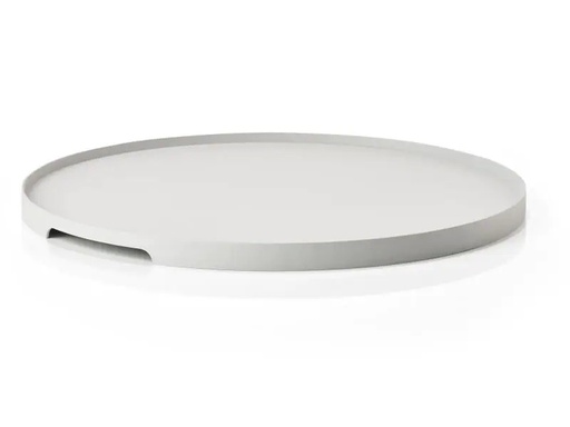 [90161216 920694] Zone Denmark Servierplatte Singels 35 cm x 1.8 cm, Rund, Hellgrau