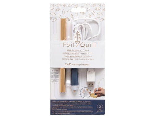 [90016135 978698] We R Memory Keepers Bastelset Foil Quill Freihand breite Spitze