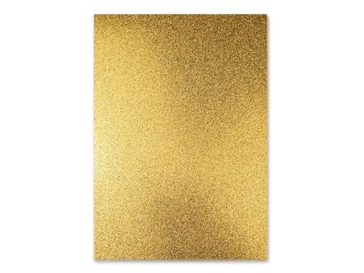 [90016395 1137786] URSUS Glitzerkarton A4, 300 g/m², 10 Blatt, Gold