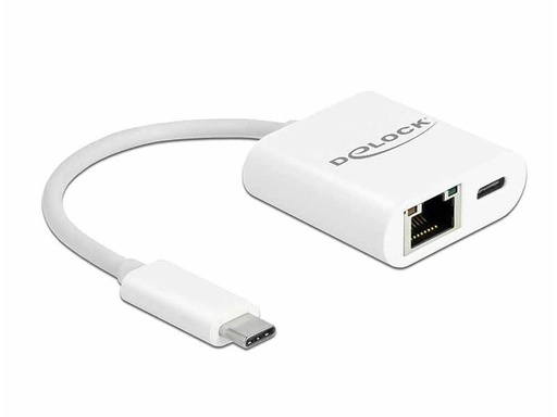 [90016455 1118713] Delock Netzwerk-Adapter 65402 USB-C - RJ45 mit PowerDelivery