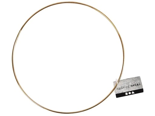 [90016661 1103936] Creativ Company Metallring Ø 20 cm, Gold