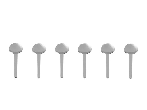 [90016671 558153] Leonardo Latte Macchiato Löffel 12 Stück, Silber
