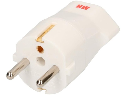 [90016954 662871] Max Hauri Reiseadapter CH – EU T23 - Schuko