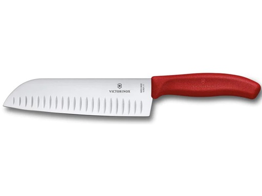 [90017159 1091909] Victorinox Santokumesser Swiss Classic Rot/Silber