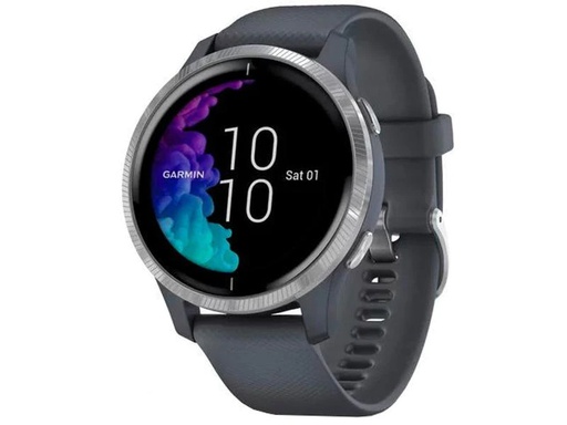 [90017218 1215537] GARMIN Sportuhr Venu 2 Blaugrau/Silber