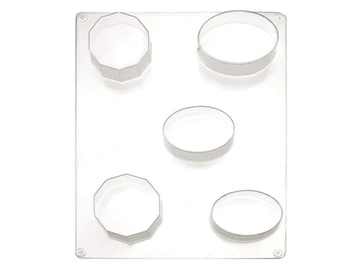 [90017287 648961] Glorex Giessform 10eck, Oval