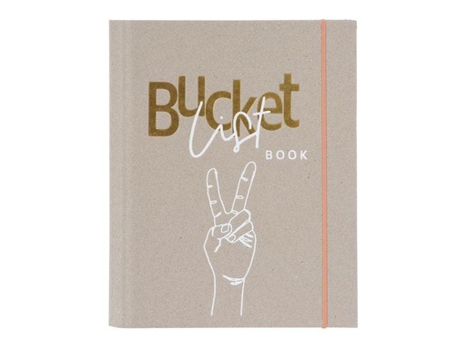 [90017337 1198458] Goldbuch Ringbuch Bucket List Braun