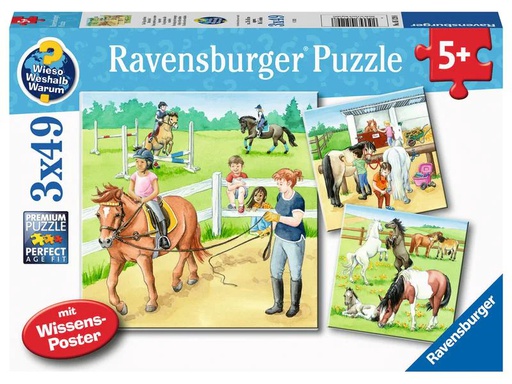 [90017604 1157528] Ravensburger Puzzle Ein Tag auf dem Reiterhof