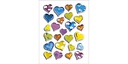 Herma Stickers 3D-Sticker Herzen Stone 25 Stück Mehrfarbig