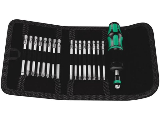 [90018150 890608] Wera Werkzeug-Etui Kraftform Kompakt 60 Torque 17-teilig