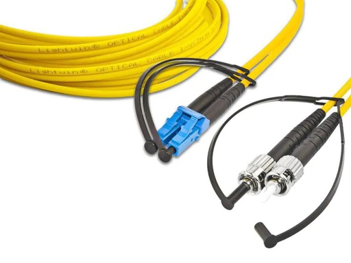 [90018226 841179] Lightwin LWL-Patchkabel LC-ST, Singlemode, Duplex, 5m