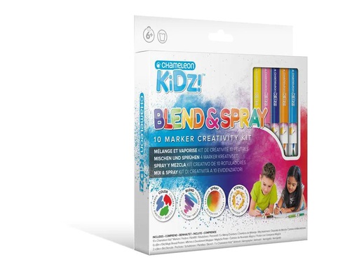 [90018231 1135795] Chameleon Airbrushstift Kidz Blend &amp; Spray Set 10 Stück
