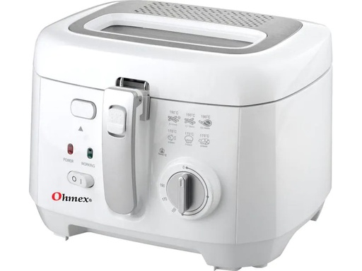 [90018314 660652] OHMEX Fritteuse FRY 1180 Weiss