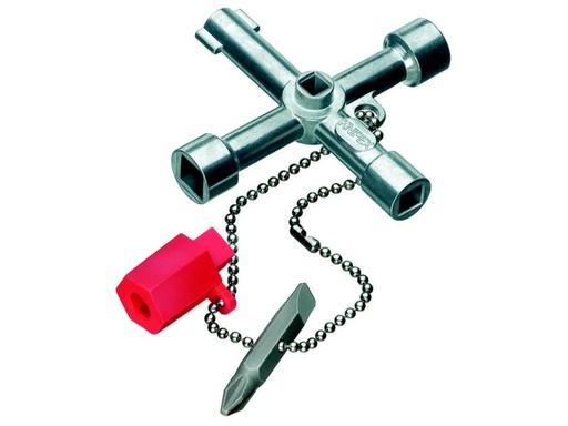 [90018331 846911] Knipex Schaltschrankschlüssel Länge 76 mm