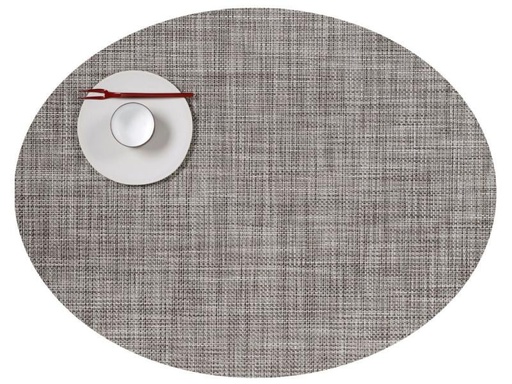 [90018430 1089978] Chilewich Tischset Mini Basketweave 36 cm x 49 cm, Hellgrau