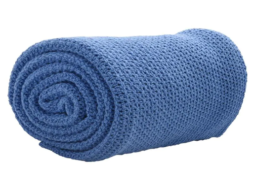 [90019289 1063791] Eskimo Decke Summer Dream  Royal, 150 x 210 cm