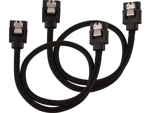 [90019536 858119] Corsair SATA3-Kabel Premium Set Schwarz 30 cm
