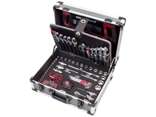 [90019597 1081644] Kraftwerk Werkzeugkoffer B147 BASIC LINE 1/4“ + 1/2“ 158-teilig