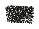 Creativ Company Rocailles-Perlen 8/0 Schwarz matt