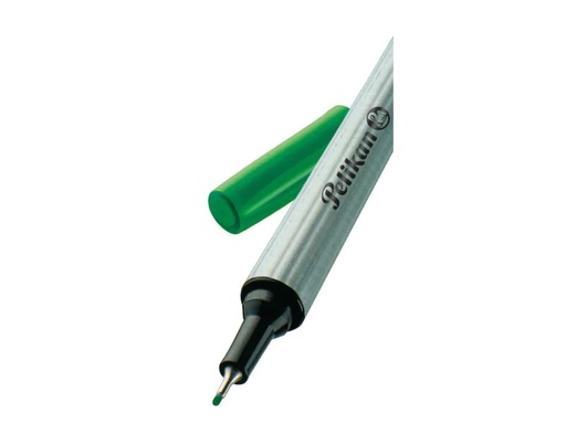 [90019709 1099299] Pelikan Fineliner 96 0.4 mm, Grün/Silber